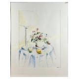 PETER SABAT - WATER COLOUR BRUSH DRAWING ON PAPER