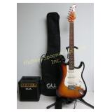 GEORGE WASHBURN STRATOCASTER / GIG BAG & AMPLIFIER