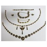 1930'S JAPANESE KOMAI DAMASCENE JEWELLERY