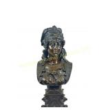 AFTER HENRY WEISSE - BRONZE GYPSY GIRL BUST