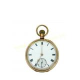 9K YELLOW GOLD 1905 OPEN FACE POCKET WATCH