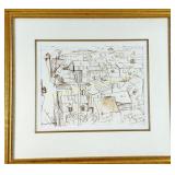 HENRI LEOPOLD MASSON - INK AND PENCIL ON PAPER