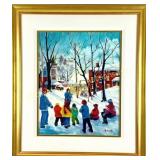 MARTHA MARKOWSKY - OIL ON CANVAS