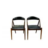 PAIR KAI KRISTIANSEN MODEL 31 TEAK DINING CHAIRS