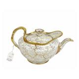 WORCESTER FLIGHT BARR BARR GILDED TEAPOT