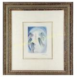 SALVADOR DALI - WOOD ENGRAVING IN COLOUR