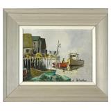 WILLIAM EDWARD DEGARTHE - OIL ON CANVAS BOARD