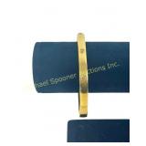 18K YELLOW GOLD SCREW MOTIF BRACELET