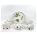 SIX ROYAL WORCESTER EVESHAM SERVING DISHES