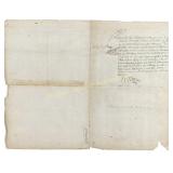 1679 SIGNED COLBERT LOUIS XIV DOCUMENT
