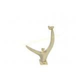 UNIDENTIFIED ARTIST - ANTLER TREE & BIRD CARVING