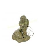 DAVIE ATCHEALAK - KNEELING HUNTER WITH CATCH