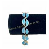 1950'S DAVID ANDERSEN STERLING ENAMEL BRACELET