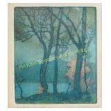 FRED STANLEY HAINES R.C.A. - ETCHING IN COLOUR