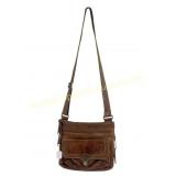 VINTAGE ROOTS LEATHER CROSSBODY BAG