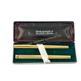 SHEAFFER TARGA ELECTROPLATE FOUNTAIN & BALLPOINT