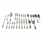DUTCH .833 SILVER FLATWARE SET - 26 PIECES