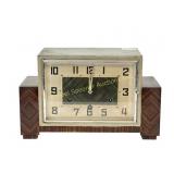 ART DECO WALNUT MANTEL CLOCK