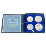 RCM 1976 OLYMPIC SILVER FOUR COIN SET-SERIES 7