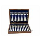 MOTHER-OF-PEARL HANDLE FISH SERVICE FOR 12