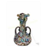 FRATELLI TOSO TYPE MURANO MILLEFIORI VASE