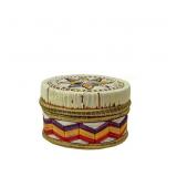 CDN FIRST NATIONS BIRCH BARK & PORCUPINE QUILL BOX