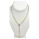 18K YELLOW GOLD ROSARY