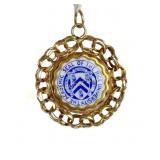 14K GOLD RICE UNIVERSITY PENDANT/CHARM