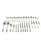 39 PC. BIRKS STERLING LONDON ENGRAVED FLATWARE