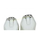 SET OF TWO 14K WHITE GOLD BANDS