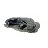 STONE SLEEPING POLAR BEAR