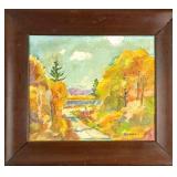 ROBERT STEWART HYNDMAN - OIL ON CANVAS BOARD