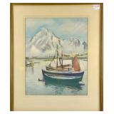 ATTRIBUTED TO P. MEIDELL - PASTEL