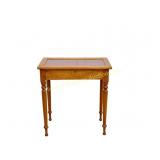 ANTIQUE HAND PEGGED MAPLE SHOWCASE TABLE