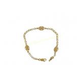 14K YELLOW GOLD BRACELET