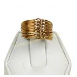 10K GOLD TURKISH PUZZLE RING