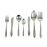 32 PC HEIRLOOM STERLING 'LASTING SPRING' FLATWARE