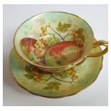 SIGNED HAMMERSLEY TEACUP AND SAUCER