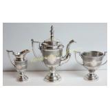 1920'S REED & BARTON SILVERPLATE 3 PC. COFFEE SET