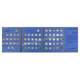 62 CANADIAN 1937-1966 TEN CENT COINS IN BLUE BOOK