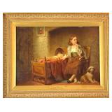 THOMAS FAED R.A.- OIL ON MILLBOARD