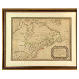 {MAP} 1656 N. SANSON LE CANADA OU NOUVELLE FRANCE
