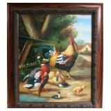 R. ZALK - OIL ON CANVAS