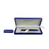 VINTAGE WATERMAN HEMISPHERE MARBLE BLUE BALL PEN