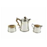 THREE PIECE ENGLISH STERLING COFFEE SERVICE