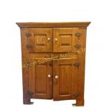 ANTIQUE WOOD ICEBOX