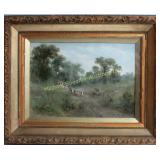 IONS - 19TH C. OIL ON CANVAS