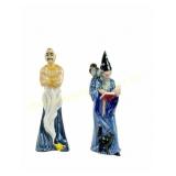 ROYAL DOULTON THE GENIE & THE WIZARD FIGURINES
