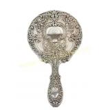 ORNATE GORHAM STERLING VANITY MIRROR