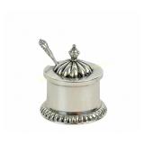 BIRKS STERLING MUSTARD AND STERLING SPOON